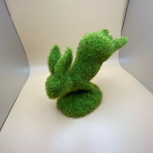 Easter Green “Grass” covered Bunny, NEW